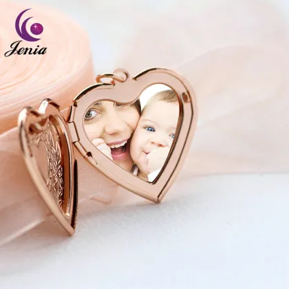 Jenia Best Quality Pendant Jewelry Gold Plated Locket Designs Gold Pendant Necklace