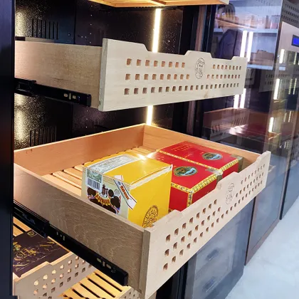 Yohtron Factory Direct Embraco Compressor Electric Cigar Humidor Cabinets - 1700pcs, Made in China