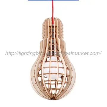 Fancy Restaurant Lamp    Wood Pendant Lamp