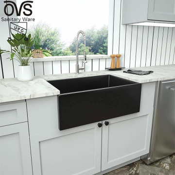 OVS cUPC North America Wholesale 30 Inch Farmhouse Sink - Matte Black Apron Front Kitchen Sink