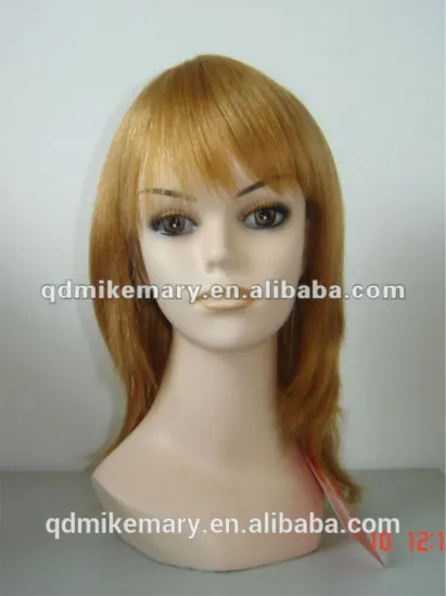 Brazilian Bob Yellow Hair Hig Human Silky Straight Full Lace Silk Base Top Wig Cap