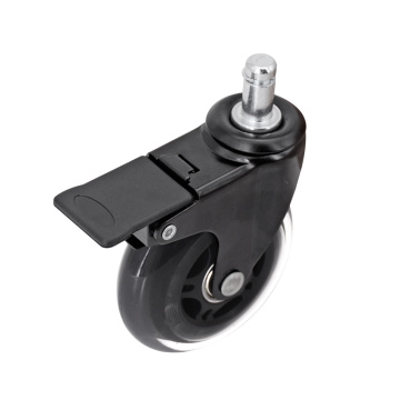 3 Inch PU Caster With Brake