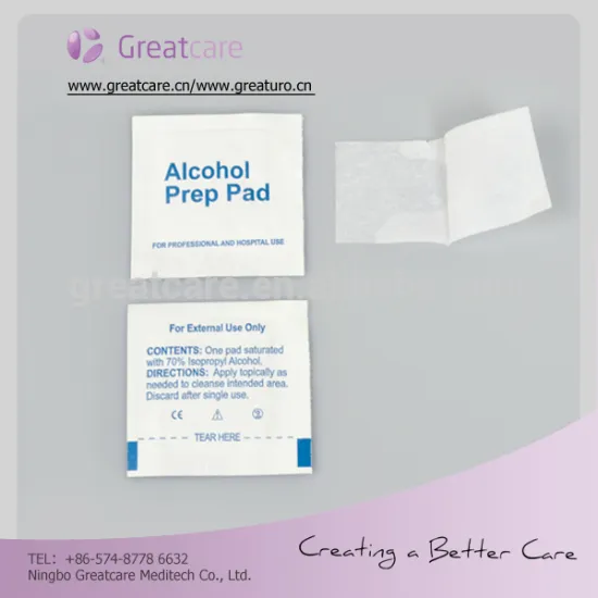 alcohol prep pad swab 70% isopropyl alcohol