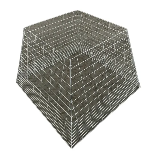 Pyramid Shape Galvanized Steel Welded Wire Mesh Chicken Cage