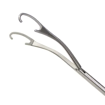 VATS Sponge forceps with cut