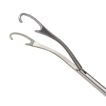 Pince à éponge VATS avec coupe de chirurgie thoracoscopique
