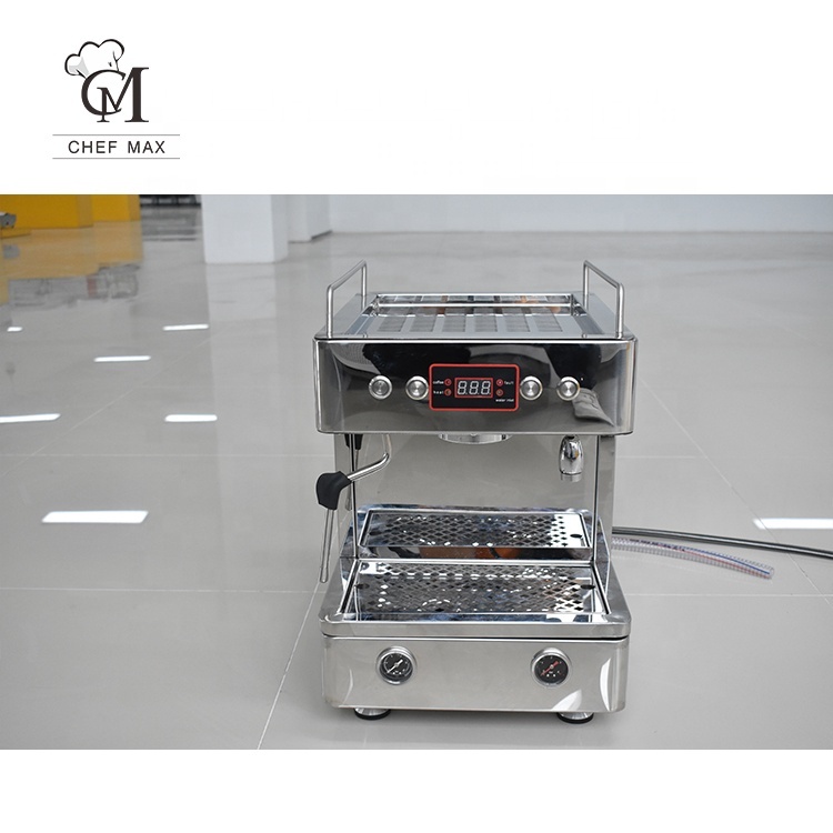 Commercial Coffee Machine with Steam, Roast and Chocolate Powder Function