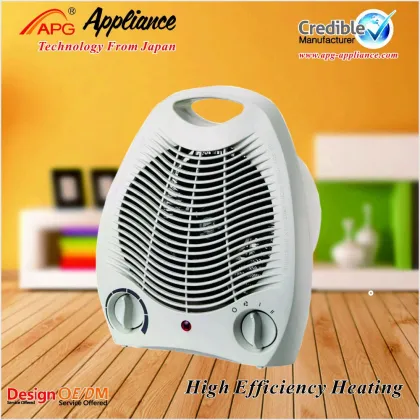 White Electric Fan Heater 2000W