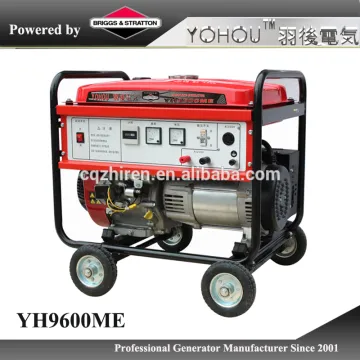 7kw 380v 50hz recoil starter gasoline generator