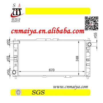 Astina 323BA 1.8i of car radiator, OEM:k801-15-200d k802-15-200e