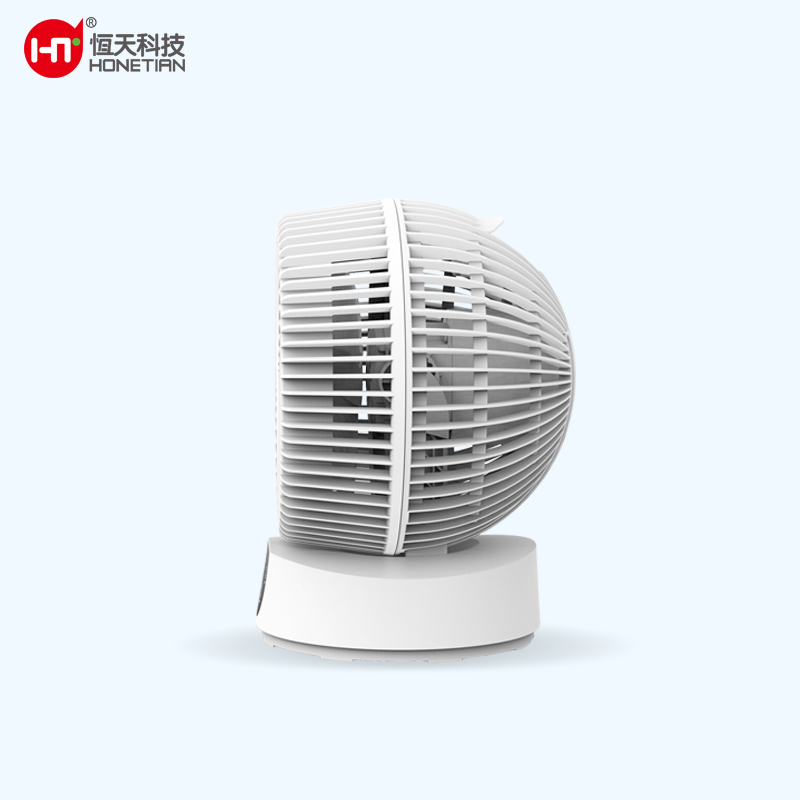 HONETIAN remote control LED display 3speeds 4 modes 9 timer 8 inches AC air circulator indoor plastics custom colors table fan
