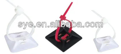 adhesive backed base tie mounts