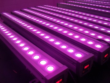 24PCS 9W Tricolor LED Washer Light with DMX