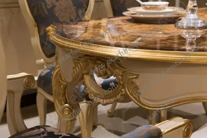 Classic Vintage Wooden Dining Table Solid Wood