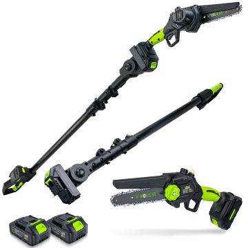 F.EASY.D 800W Rechargeable Electric Chain Saw - Cordless Lithium Garden Pruning Saw