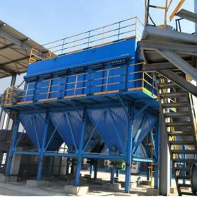 Plastic plate dust collector
