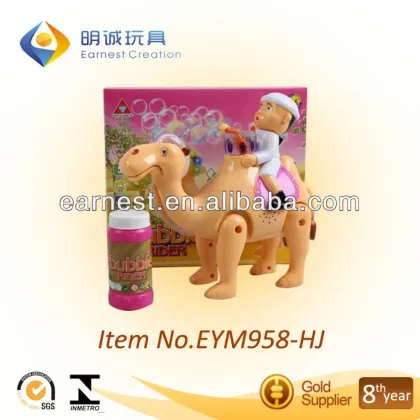 NEW Battery operated camel with bubble