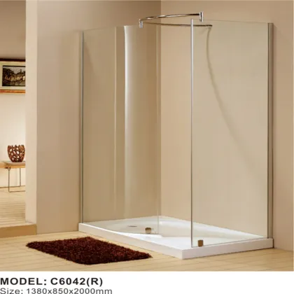 Frameless Aluminum Shower Room & Toilet Cabin Accessories