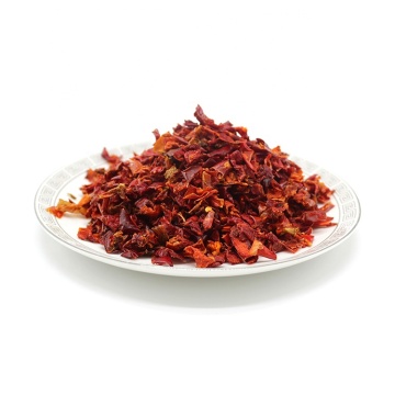 Paprika rosso a campana rosso a secco disidratato