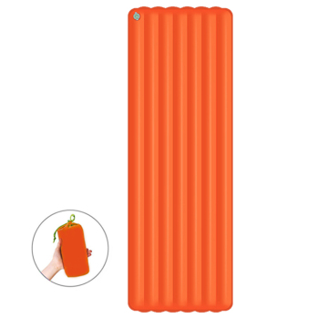 New Beach Mat with Inflatable Pillow and Gourd Structure Straw