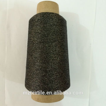 150D/2 BLACK COLOR COMPOSITE THREAD METALLIC EMBROIDERY YARN