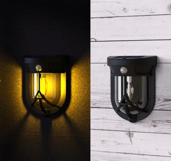 European Dusk to Down Solar Sensor Wall Lamp