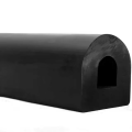 Bumper de quai en caoutchouc EPDM Fender de type D.