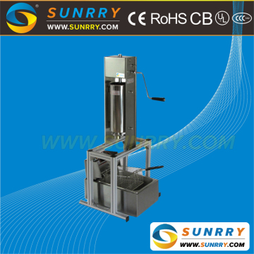 2015 new type and world popular churros cart waffle maker shapes making machine with low price