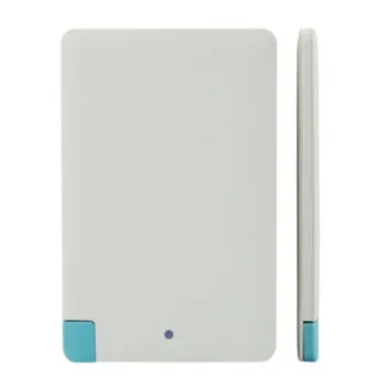 Customize Business Card Power Bank, DC 5V 2500mAh, A grade Li-polymer cell