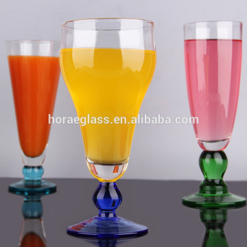 Transparent lead-free glass juice cup of ice cream cup of cold drink cup sippy cups chicken salad smoothies cup