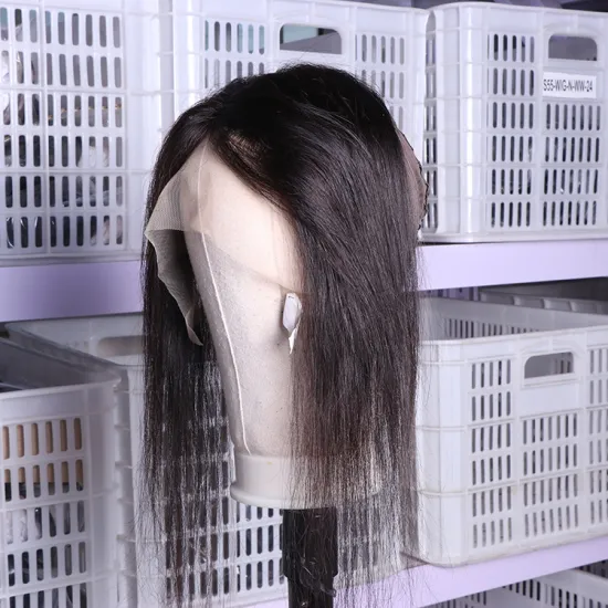 Factory 100% Unprocessed T Part Closure Virgin Cuticle Aligned Human Wig