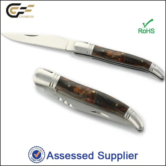 Best resin handle folding pocket laguiole knife
