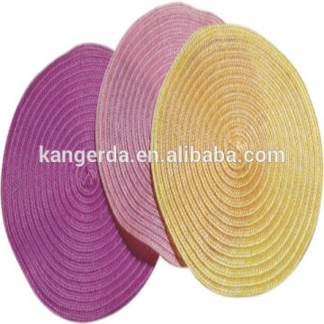 round pp place mats/table mat/placemats for round tables