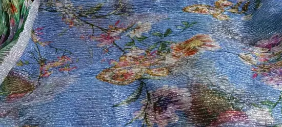 Fabric Poly Crepe Dyeing Cloth Woven For Dress And Fashion Clothing