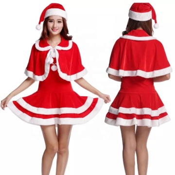 High Quality Santa Claus Suit Dress for Girls