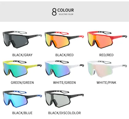 Polarized UV400 Windproof Cycling Sunglasses for Mountain Sports