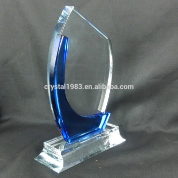 Factory Wholesale Polished Two-Tone K9 Crystal Trophy With Competition