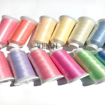 Ultraviolet Light Color Polyester 150D/2 UV Thread Color Change