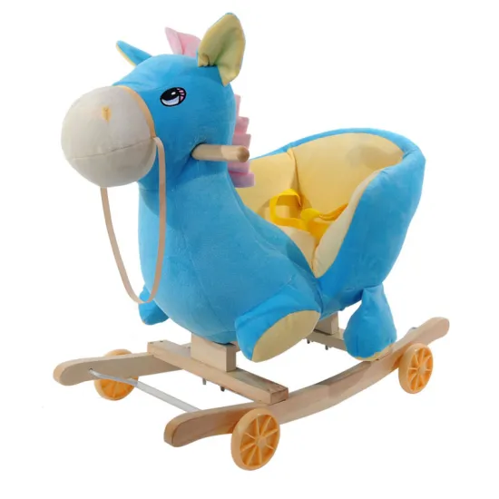 Wooden Rocking Horse Plush Stuffed Toy Multi-Function Children's Rocking Chair" 

However, for better SEO and readability, you might consider:

"Multi-Function Wooden Rocking Horse: Plush Stuffed Toy & Children's Rocking Chair