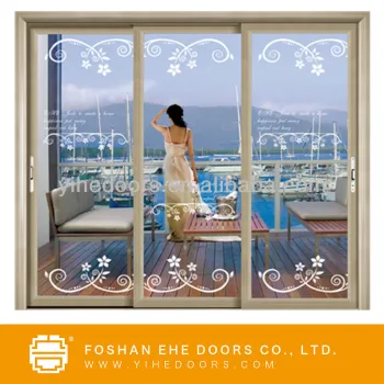 garage sliding screen door/beautiful balcony door/aluminum door