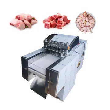 Fresh Chicken Cube Cutting Machine | Duck Leg Dicing Machine | Whole Poultry Cutting Equipment