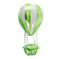 hot air balloon  light green