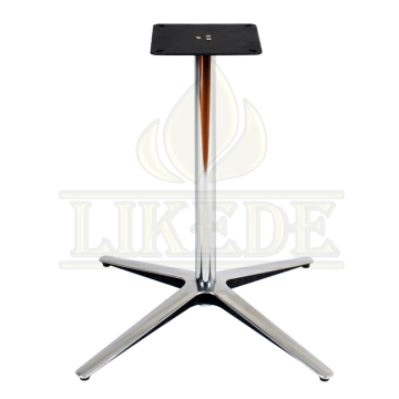 Low Price Cross Leg Meeting Table Aluminum Alloy Base