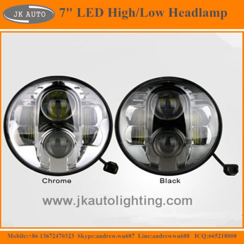 High Quality 7" LED Headlamp for Land Rover Defender 110 Super Bright Round LED Head Lights for Land Rover Defender 110 1993