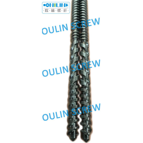 Jwell 78mm Twin Parallel Screw and Barrel for Rigid PVC Profiles