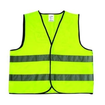 Safety vest with high standard reflective stripes