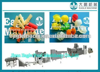 fry wheat/rice/corn snack pellet making machine