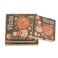 Eco-friendly Disposable Kraft Pizza Box for Takeaway