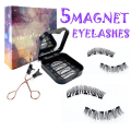 5 Magneter Invisible Band Strip magnetiska ögonfransar