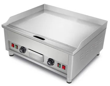 China Factory Commercial Kitchen Equipment Stainless Steel Electric Griddle